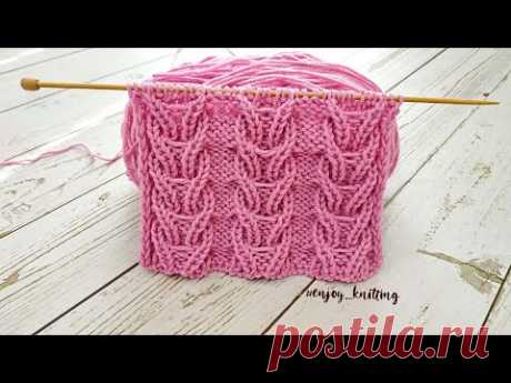 КРАСИВЫЙ Узор Спицами ИЗЯЩНЫЕ КОСЫ/How to Knit the Aran Braid Cable Stitch