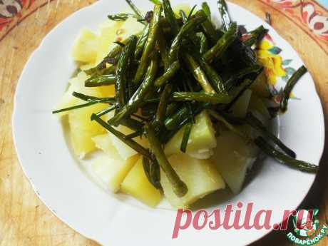 Закуска из чесночных стрелок Кулинарный рецепт
