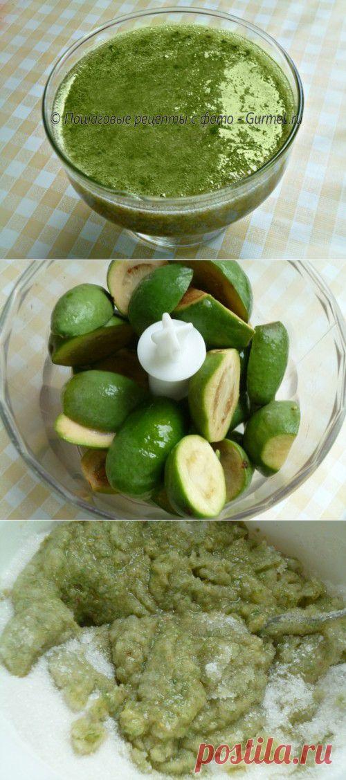 Сырое варенье из фейхоа