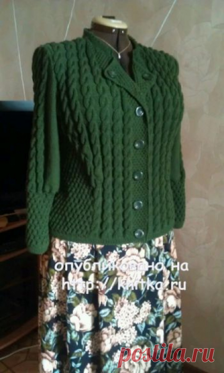 Жакет спицами. Обзор 36 вязаных жакетов спицами на knitka.ru. Бесплатно, Вязание для женщин