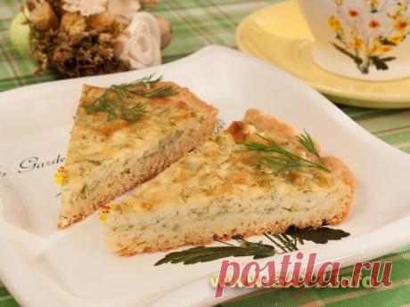 Невероятно вкусный пирог с сыром и творогом