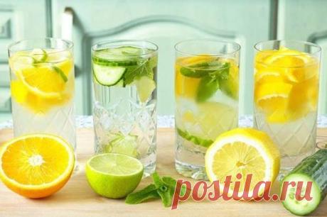 Вода с различными добавками, поможет избавиться от лишних килограммов гораздо эффективней 