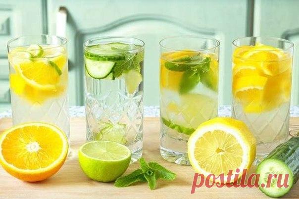 Вода с различными добавками, поможет избавиться от лишних килограммов гораздо эффективней 