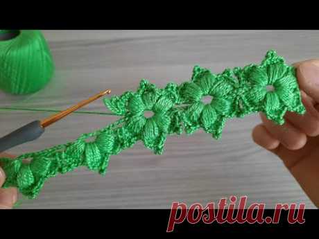 FANTASTIC CROCHET FLOWER knitting pattern lace making, step-by-step explanation for beginners