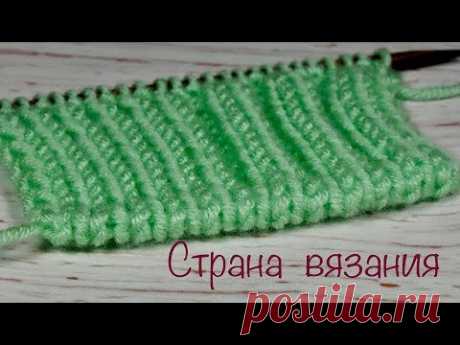 Вязание спицами. Итальянский набор петель.
