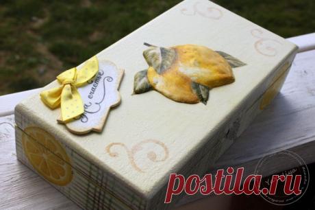 Создание объемных лимонов / Декупаж / Декупаж. Мастер-классы