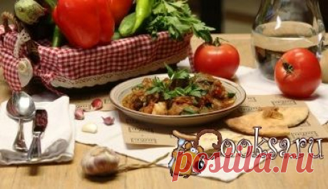 Чахохбили с курицей и пшеничными лепёшками фото рецепт приготовления