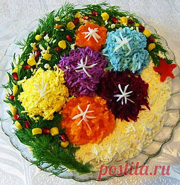 Палитра вкусных красок салатного художника