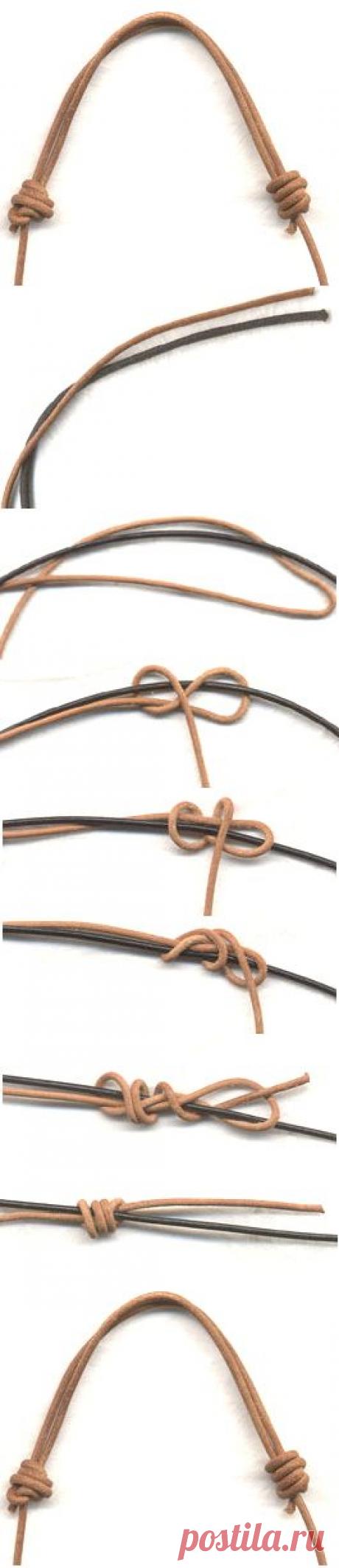 Как завязать скользящий узел для ювелирных изделий