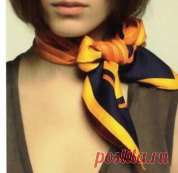 20 способов выглядеть оригинально и модно — как носить шейный платок (Фото)
