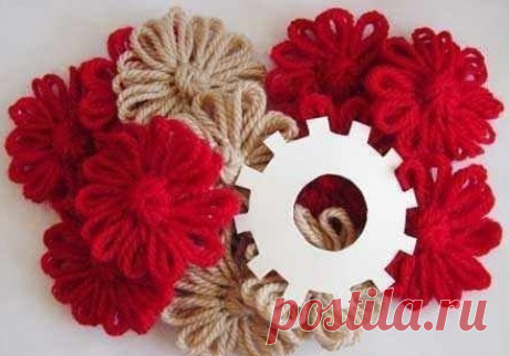 Цветок на шестеренке — Сделай сам, идеи для творчества - DIY Ideas