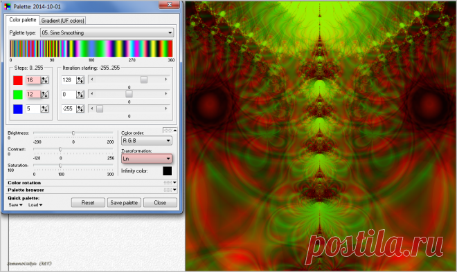 Построение фрактала с нуля в программе Fractal Explorer