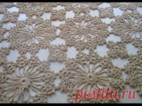 Uncinetto Crochet Ccentro Tavolo  Catenella