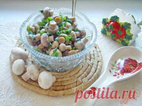 МАРИНОВАННЫЕ ШАМПИНЬОНЫ ЗА 30 ИНУТ