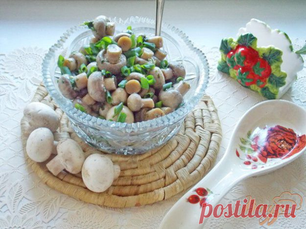 МАРИНОВАННЫЕ ШАМПИНЬОНЫ ЗА 30 ИНУТ