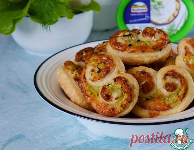 Слойки с кабачком и сыром – кулинарный рецепт