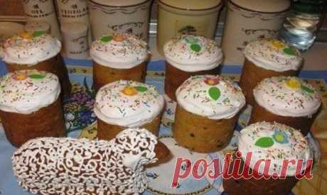 Готовимся к пасхе: пышный пасхальный кулич