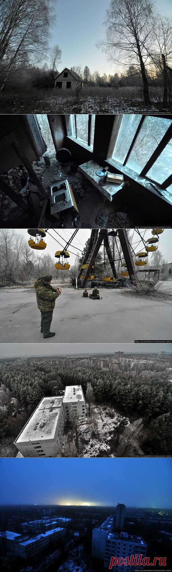 Новый год 2014 в Чернобыльской Зоне отчуждения. Город Припять