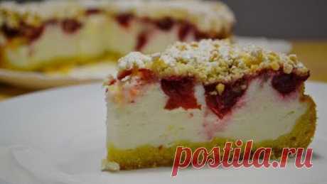 Пирог с Вишней и Сметанным Муссом | Cherry pie