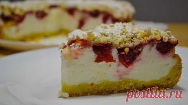 Пирог с Вишней и Сметанным Муссом | Cherry pie