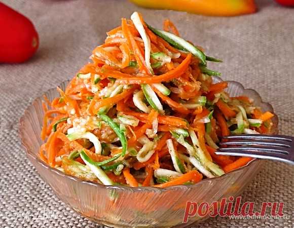 Острая закуска из кабачков и моркови, пошаговый рецепт на 244 ккал, фото, ингредиенты - Елена-Sh
