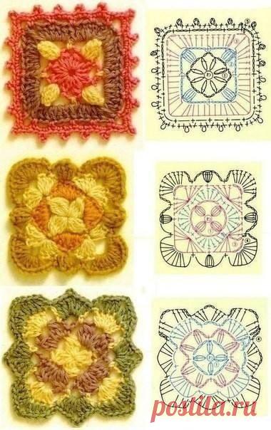 Самые разные мотивы для вязания