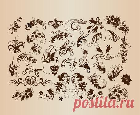 Цветочный набор макетов, Клипарты - Clipart.me