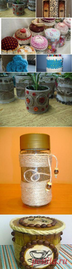 Декор баночки, банки (подборка) | Кладовочка идей