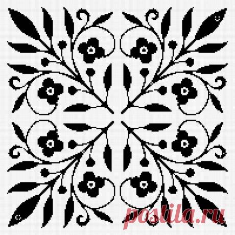 Схема вышивки «орнамент» - Вышивка крестом