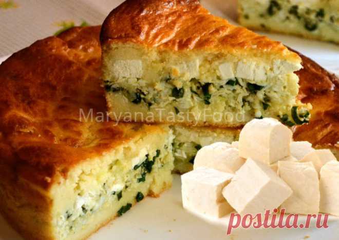 Заливной пирог с сыром фета - Cookpad