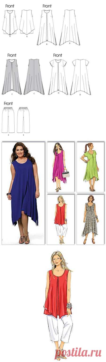Butterick Pattern: B5655 Women's Top, Dress & Pants | Very Easy — jaycotts.co.uk - Sewing Supplies