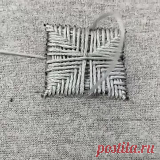 Простой и красивый способ зашить дырку