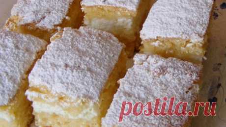 Пирог с йогуртом и лимоном