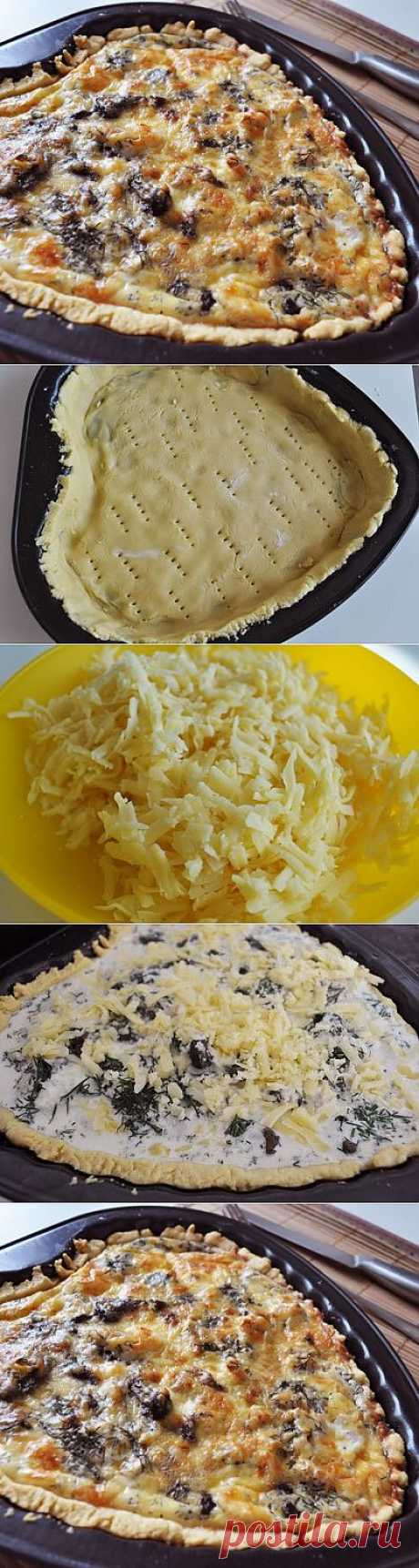 Куриный киш с грибами - пошаговый рецепт с фото - куриный киш с грибами - как готовить: ингредиенты, состав, время приготовления - Леди@Mail.Ru