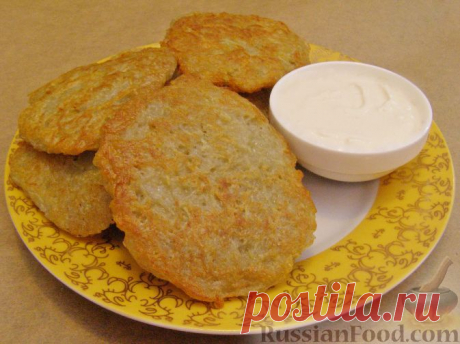 Рецепт: Драники (оладьи) на RussianFood.com