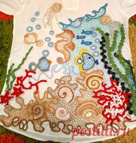 Irish crochet &: Lovely blouse. Irish crochet