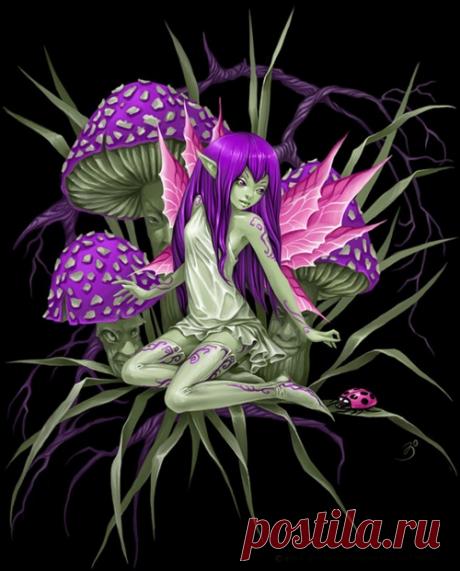 Добрые и не очень феи художницы Анны Игнатьевой(Большая сборка №2) (47 работ) » Картины, художники, фотографы на Nevsepic