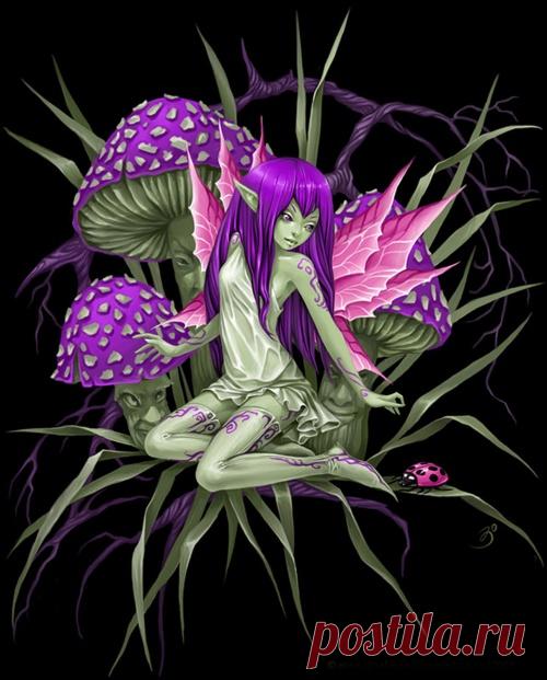 Добрые и не очень феи художницы Анны Игнатьевой(Большая сборка №2) (47 работ) » Картины, художники, фотографы на Nevsepic