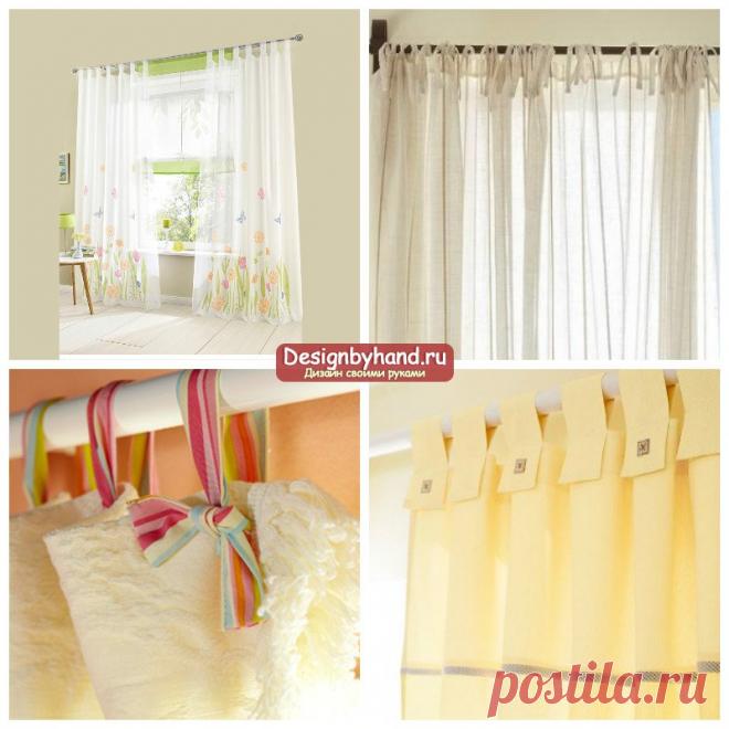 Тюль своими руками: делаем вместе. Мастер-классы с фото