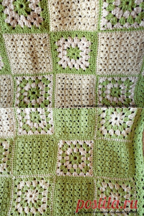 Детский плед из мотивов. - Nebka.Ru