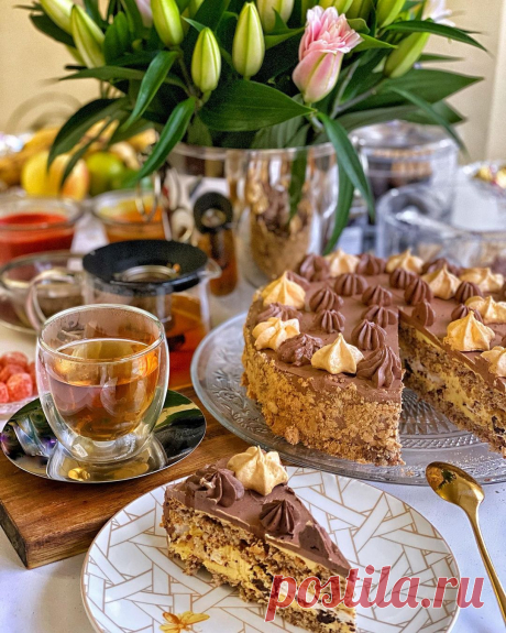 Готовим «Киевский торт» дома: простой и вкусный рецепт