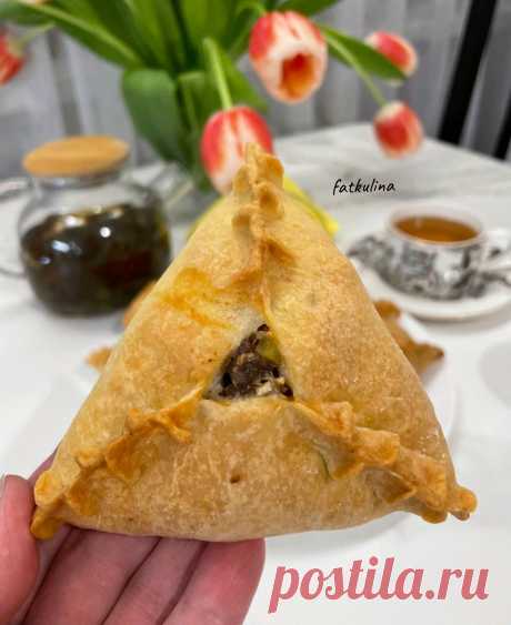 Эчпочмак из пресного теста с мясом и картошкой - рецепт автора Ирина Фаткулина