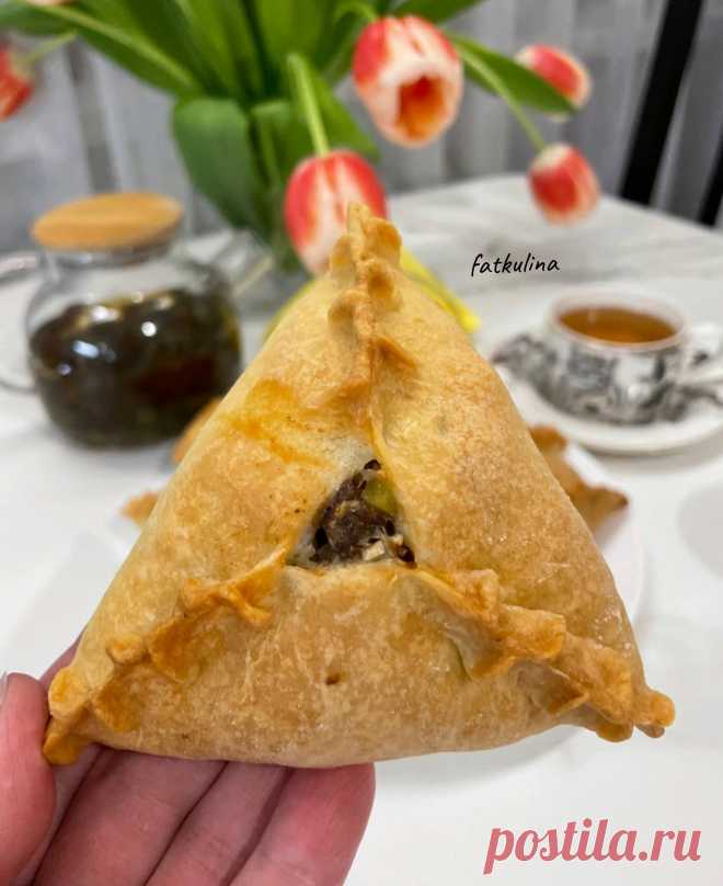 Эчпочмак из пресного теста с мясом и картошкой - рецепт автора Ирина Фаткулина