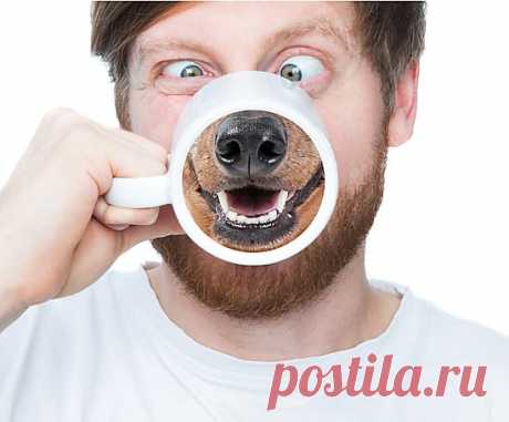 Кружка Doggy Style - фарфор, 7,3х7,3х9,2 см | Westwing Интерьер &amp; Дизайн