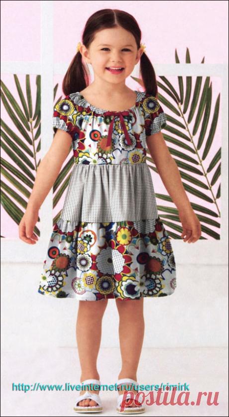 ШЬЕМ ПЛАТЬЯ ДЛЯ ДЕВОЧЕК 3-8 ЛЕТ С ПЫШНЫМИ ЮБОЧКАМИ И ОБОРКАМИ (С ВЫКРОЙКАМИ)