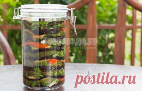 Маринованные баклажаны с болгарским перцем - просто фантастика! .