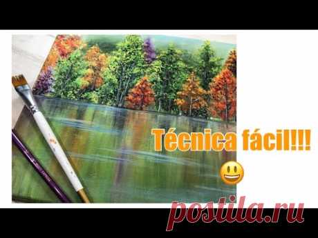 Легкая техника акриловой живописи 1