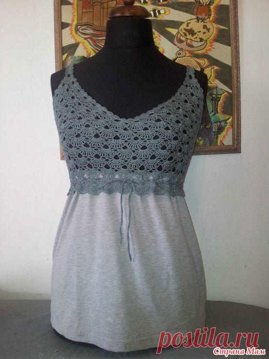 Себе на лето - "Шью - вяжу - соединяю"))...или "Комбинированные вещи"...или "Сочетание вязания и шитья" - Страна Мам