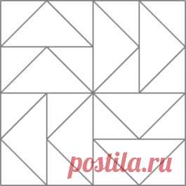 Quiltivate - Details and Quilt Examples for the Dutchman's Puzzle Block