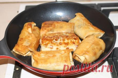 Блинчики на молоке с мясом — пошаговый рецепт с фото